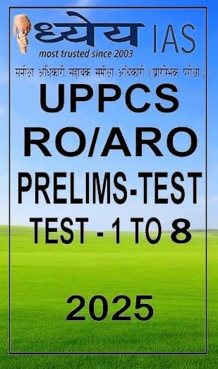 Dhyeya IAS UPPCS RO/ARO Prelims Test Series, 8 Practice Tests, 2025 ...