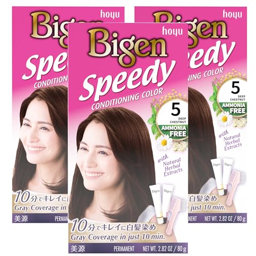 Bigen Speedy Conditioning Color Kit 5 Deep Chestnut