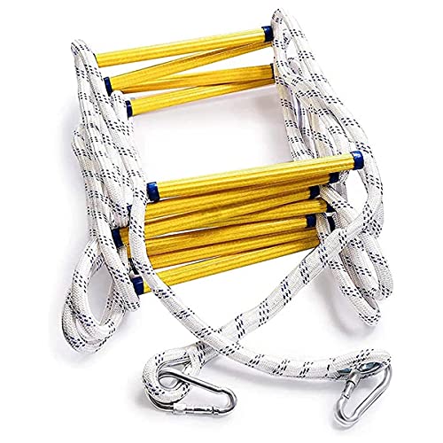 Échelle de corde 12m avec crochet pour fuir un incendie par la fenêtre