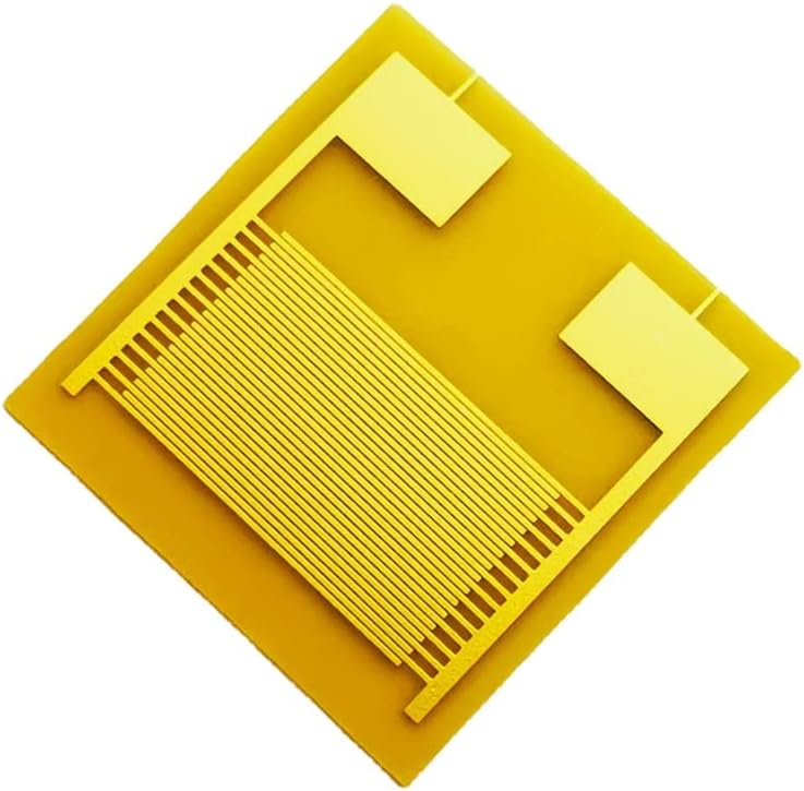 6pcs 50 ? M flexible interdigital electrode capacitive array gas biological humidity sensor chip PI intelligent wear