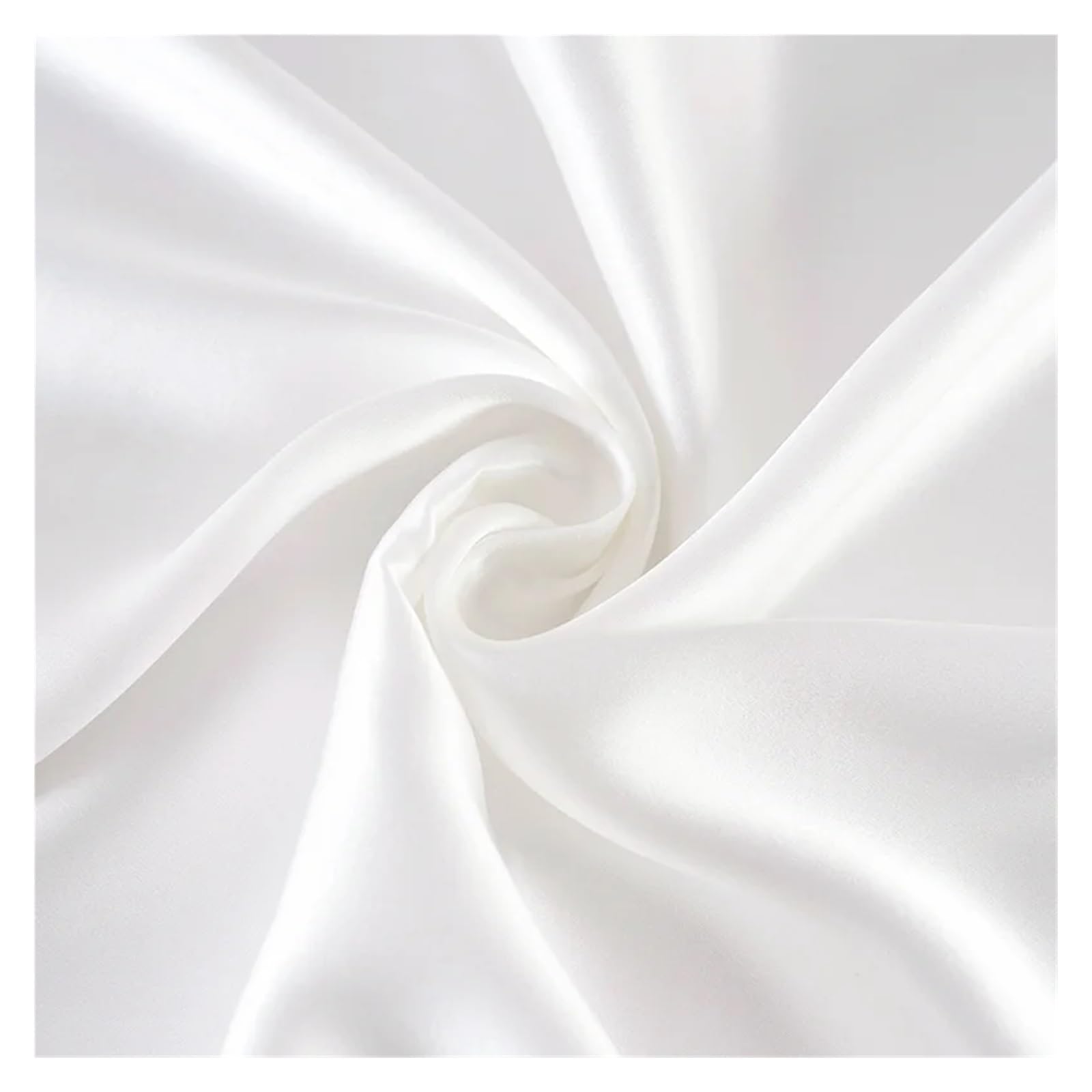 Tessuto in seta di gelso, 22 mm, larghezza 114 cm, tinta unita, super liscio, for abiti da sposa fai te, biancheria letto Per Sartoria, Artigianato e Cucito