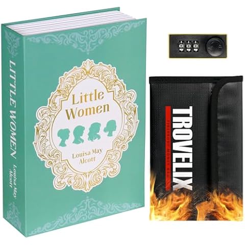 Sekam Book Safe with Fireproof Bag Cover