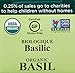 Spicely Organic Basil 0.10 Ounce ecoBox Certified Gluten-Free