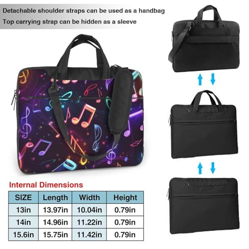Bolsa para portátil 15.6 pulgadas con diseño colorido y impermeable miniatura 4
