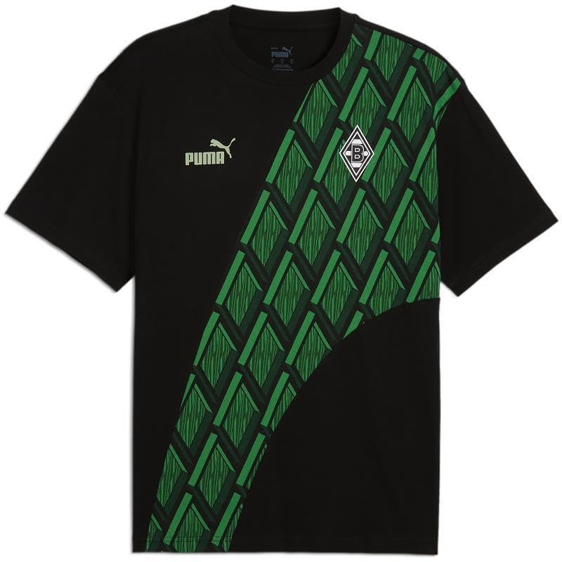 Puma Borussia M´ Gladbach Culture+ Tee schwarz-grün BMG T-Shirt Gladbach...