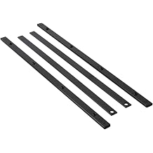 Guide Rail Connector Kit P-20177 for Track Saw Metal, Black, 4-Piece Set with Screws and Wrench, for Compatible with 118" / 55" / 39" Guide Rails 194367-7, 194368-5, 199140-0