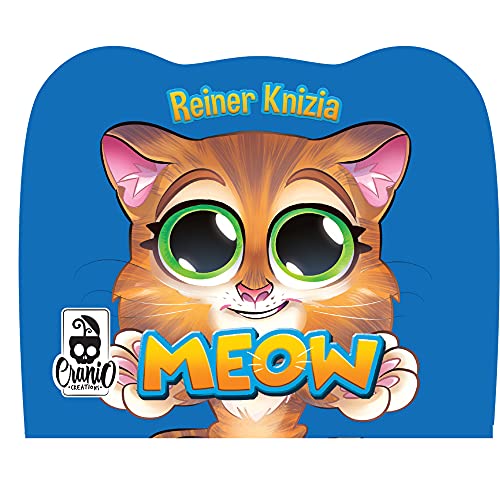 Cranio Creations Meow Card Game | Trick-Taking Card Game For Kids And Adults | Fun Game For Family Game Night | Ages 8+ | 2-6 Players | Average Playtime 20 Minutes | Made #TOP1