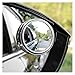 2Pcs Car Round Frame Convex Blind Spot Mirror Wide-angle 360 Degree Adjustable Clear Rearview Auxiliary Mirror Driving(WHITE)