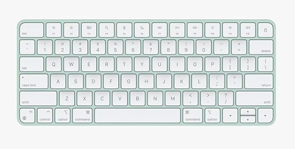 Apple Magic Keyboard - Green (QWERTY English) (Renewed)