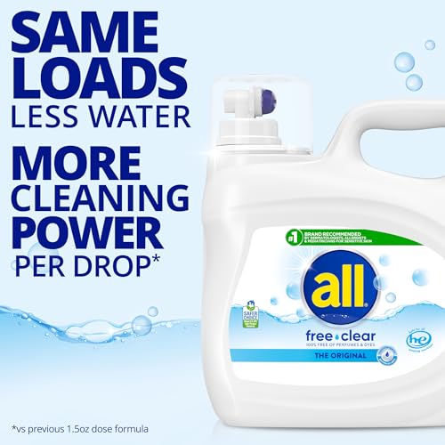 all Liquid Laundry Detergent Free Clear, 118 Ounce, 94 Loads - image 4