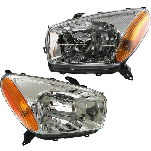 Couvercle phare gauche Toyota Rav4 2001-2003 en verre transparent