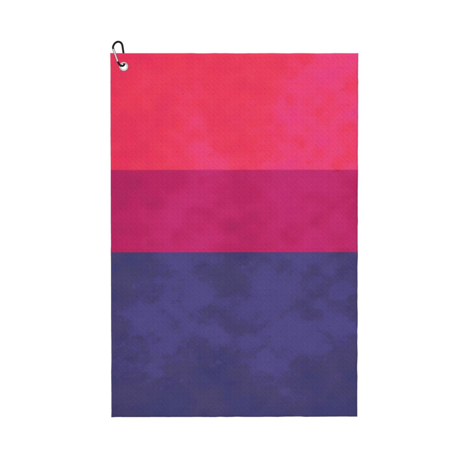 BSDFGSDD Bisexsual Pride Flag Golf Towel 24 x 16 inches