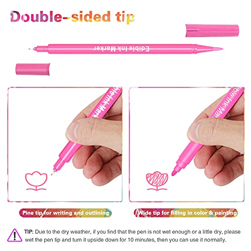 Pennarelli per Colorante Alimentare, 10 Pezzi