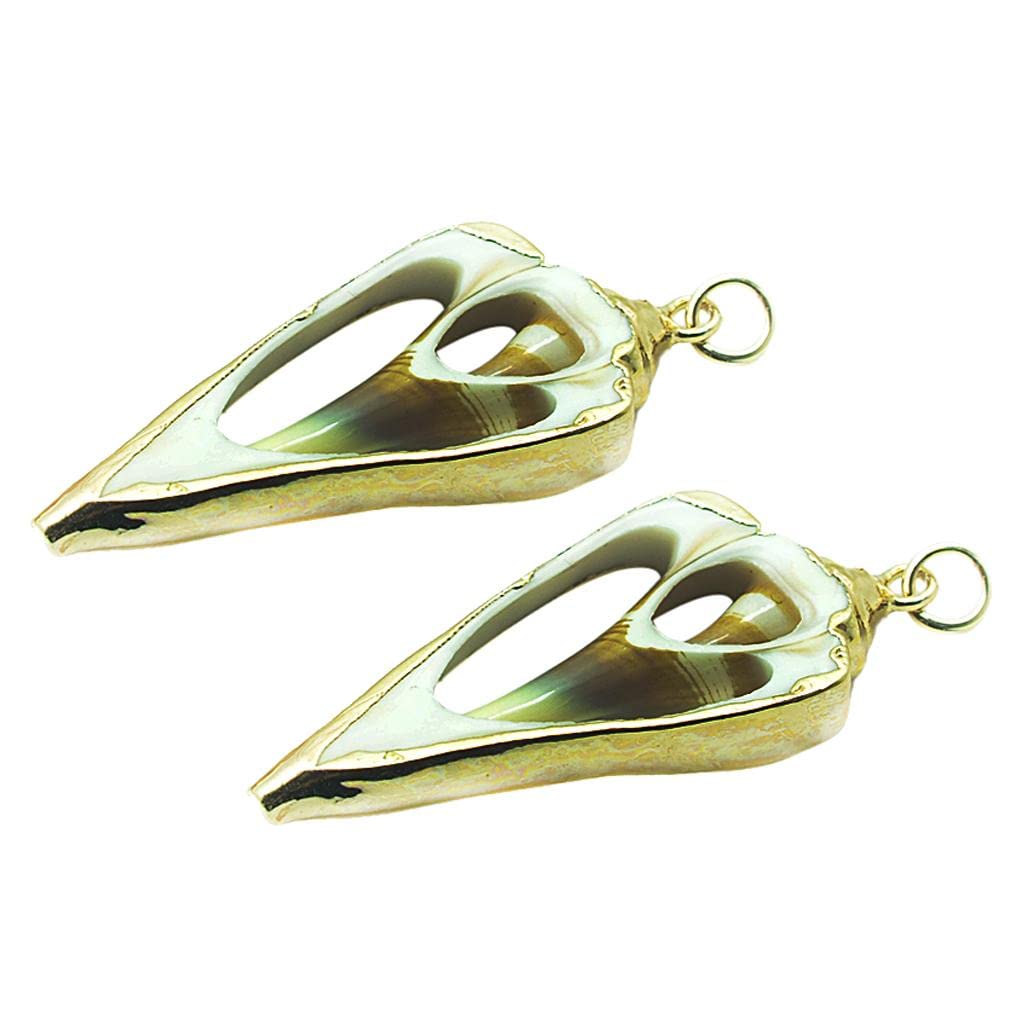 MYADDICTION Natural Gold-Plated Earring Pendants 2Pcs/Pack Water Drop Crafts | Beads & Jewelry Making | Charms & Pendants-image-12
