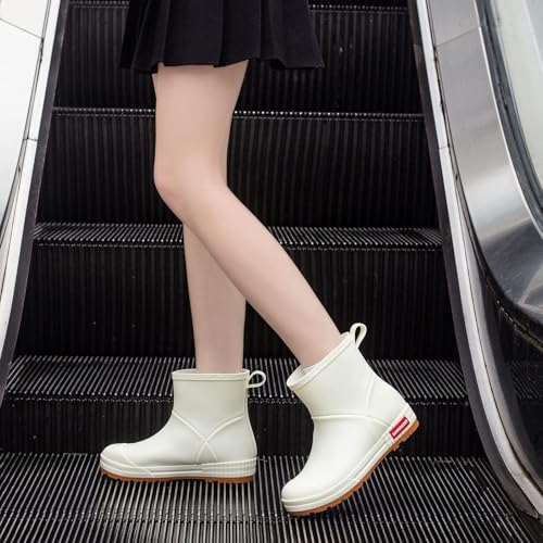 Image of Rain Boots Women Rubber Boots Short Rain Boots For Women Ankle garden shoes