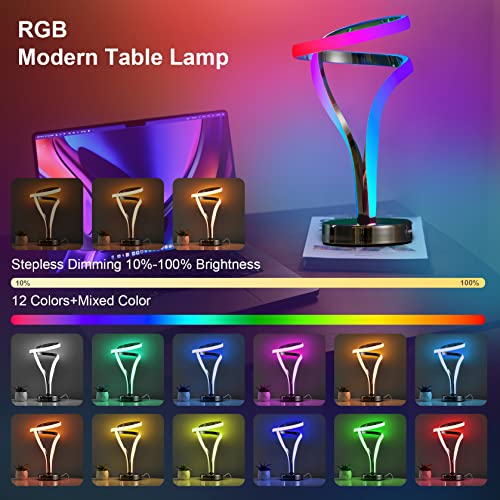 KSIBNW RGB Lampada Comodino Camera da Letto