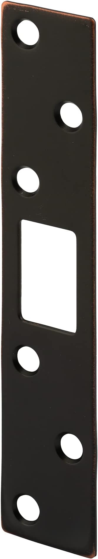 U 11123 Maximum Security Deadbolt Strike 1-1/8 x 5-7/8 In. with Screws Classic Bronze Finish (Single Pack)