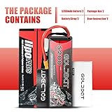 GOLDBAT 5200mAh 3S lipo battery 11.1V RC battery Hard Case with XT60 Plug for RC Car Airplane Helicopter Boat Buggy Truck Helicopter Airplane Racing Models(2 Packs) - Image 6