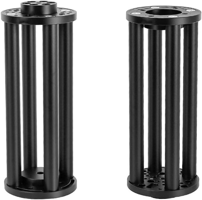 Astronomical Telescope Equatorial Mount Booster Section Extension Column, 200mm and 300mm Height Adjustment Tube in Aluminum Alloy, Compatible with EQ3 and EQ5 Tripods(300mm black)