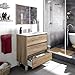 ARKITMOBEL Artikmobel 305050H - Mueble de Baño Dakota con Tres Cajones y...