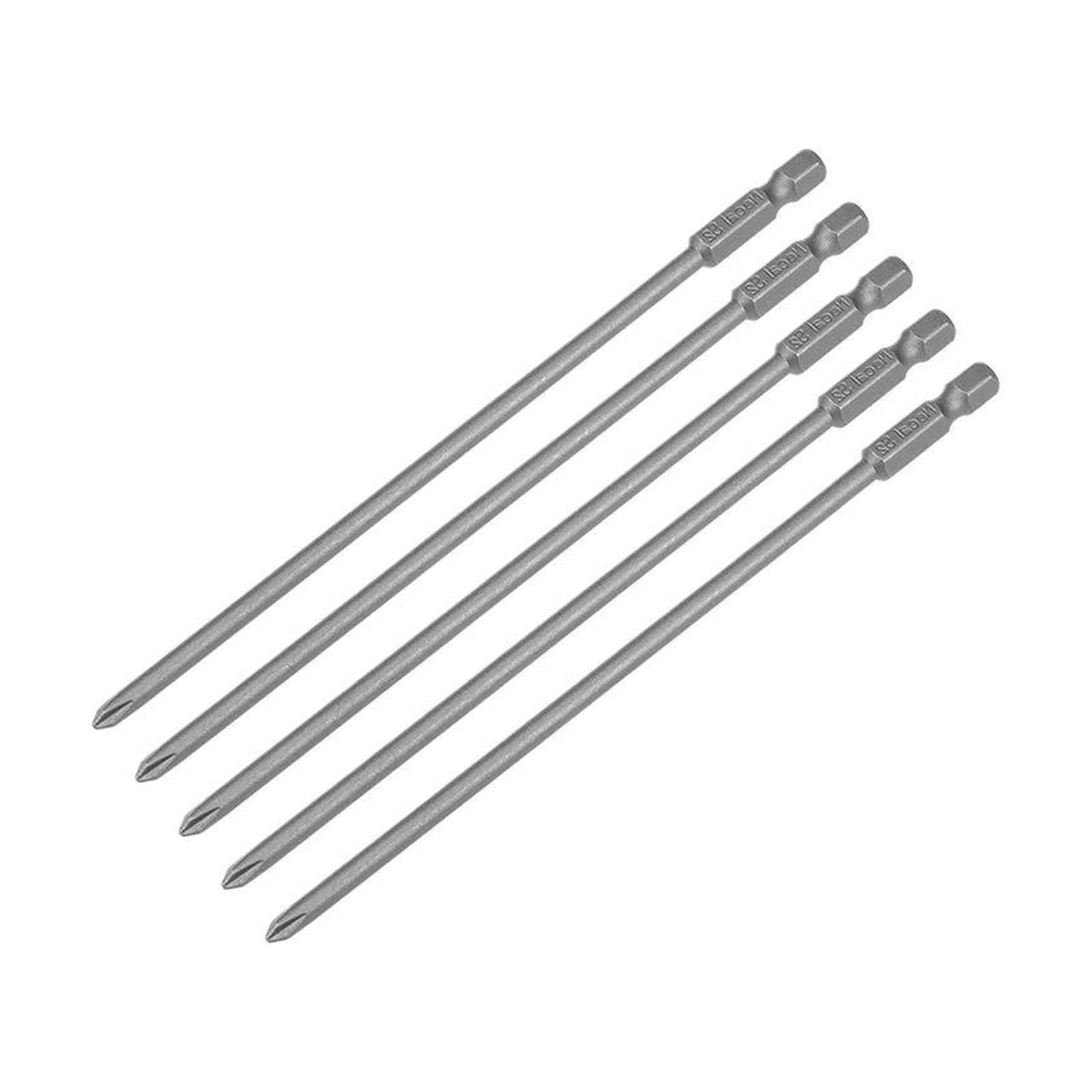 5 embouts de tournevis électriques à tige hexagonale de 100 mm et 150 mm