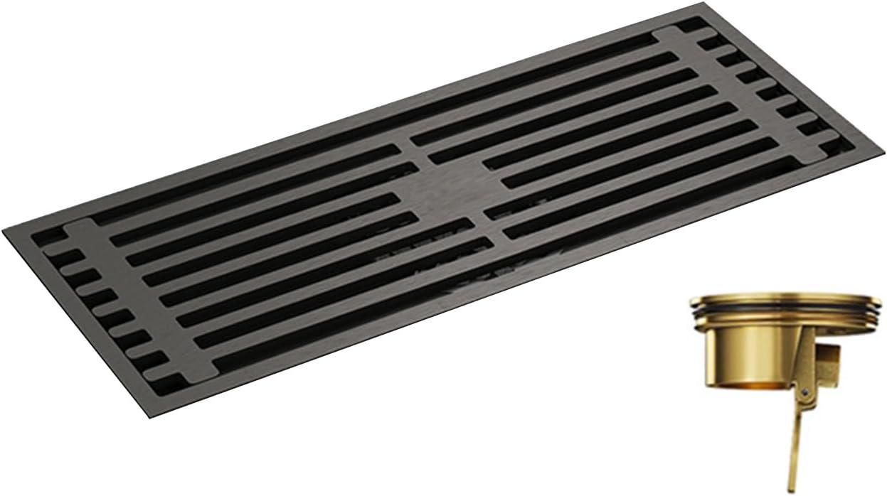 Sturdy Stainless Steel Gray Shower Floor Drain with Effective Odor Proof for Bathroom Environment Daily Use