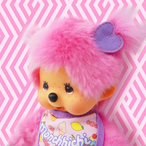 Bandai Monchhichi Peluche Monchhichi Frozen Fruits Peluche Iconique des années 80 Peluche Toute Douce 20 cm pour Enfants et Adultes SE23388 - vue 5