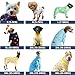 Spark Paws Hundepyjama, ultraweich und 4-Wege-Stretch, Erholungsanzug nach Operation, Schlafanzug Onesie für Kleine, Mittlere und Große Hunde - Hearts - XL