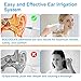 BOCOOLIFE Ear Wax Removal Electric Ear Cleaning Kit Waterproof Cleaner 4 Water Pressure Modes, Temperature Display, Ear Irrigation Flushing System Safe Effective Clean Wax Buildup, 10 Tips, Ear Basin