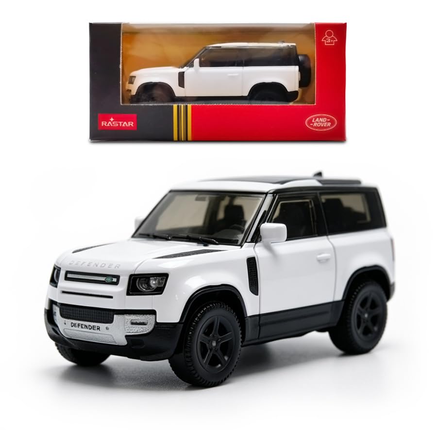 Auto a escala 1:43 Land Rover Defender 90 de metal fundido miniatura 1