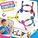 Imagen de 5PCS Robot magnético Juguetes de Viaje para niños Niños pequeños Juguetes sensoriales Actividades de Viaje Frigorífico Esencial Imán Debe Tener Regalos Juguete para niño 3-6 años de Edad