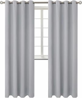 BGment Light Grey Room Darkening Curtains 95 Inch for Living Room 2 Panels