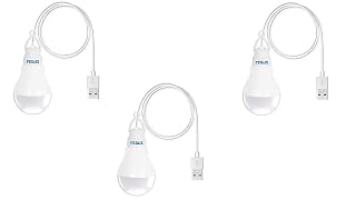 FEDUS Pack of 3 USB Bulb for Power Bank, Mini Portable USB Night led Light for Power Bank, Mobile Lamp/LED- White
