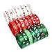 12yards 3/8" 10mm Random 12 Styles Printing Grosgrain Christmas Ribbon