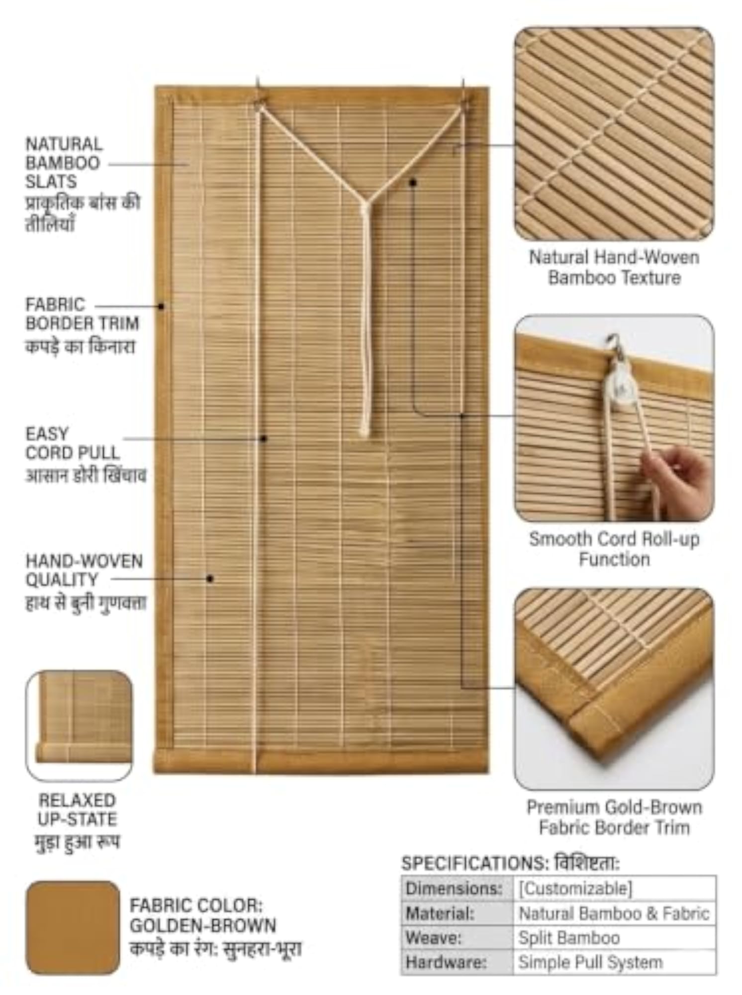 Bamboo Blinds for Sun Protection