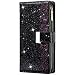 Produktbild Hancda Brieftasche Hülle für Xiaomi Redmi Note 9S / Xiaomi Redmi Note 9 Pro [Nicht für Redmi Note 9] Handyhülle Tasche Glitzer Leder Case Geldbörse mit Reißverschluss Kartenfach Klapphülle,Schwarz