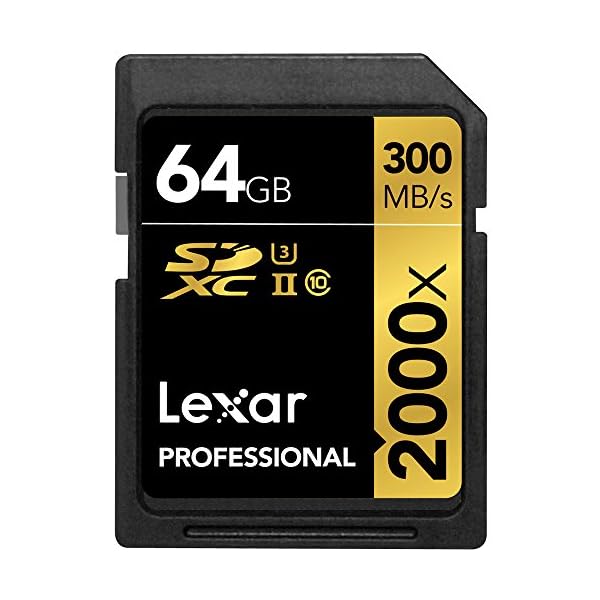 Lexar LSD64GCRBEU2000R Professional SDHC 2000x (300MB/s) UHS-II Flash-Speicherkarte, 64 GB – Bild 4