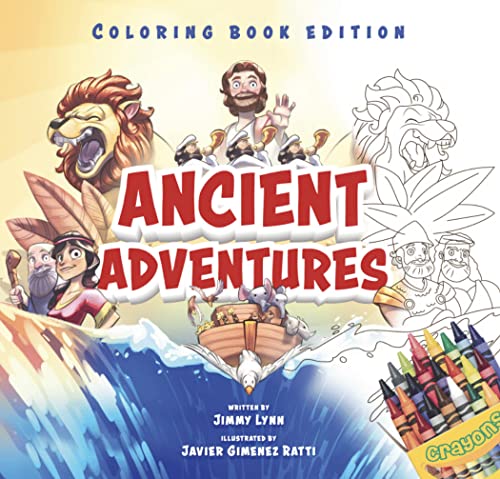 Ancient Adventures: 20 Epic Stories from the Bible, Coloring Book Edition