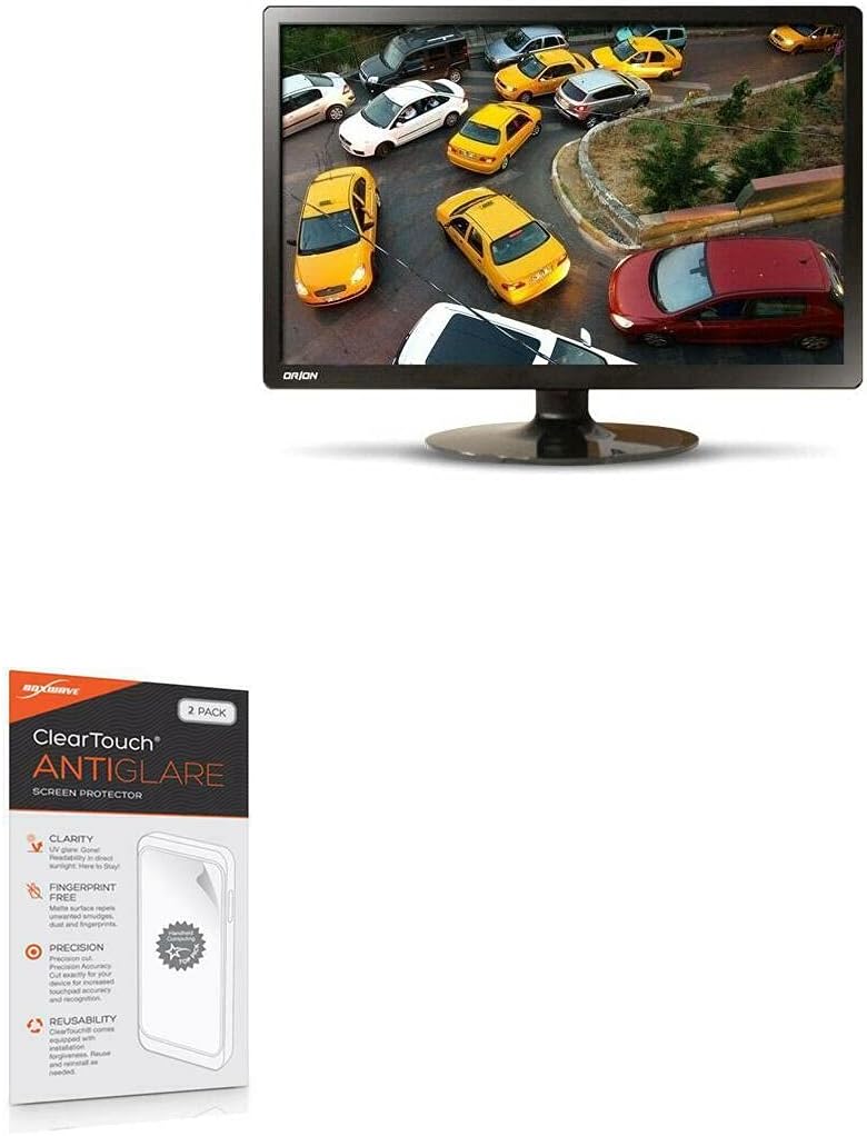 BoxWave Screen Protector Compatible with Orion Images 22RCE - ClearTouch Anti-Glare (2-Pack), Anti-Fingerprint Matte Film Skin