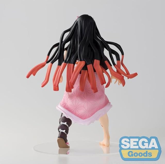 Foto 4 de 8 de SEGA Kimetsu no Yaiba-Nezuko Kamado-Demon Form Advancing Vesion Statue, Multicolor, carbón, Estándar
