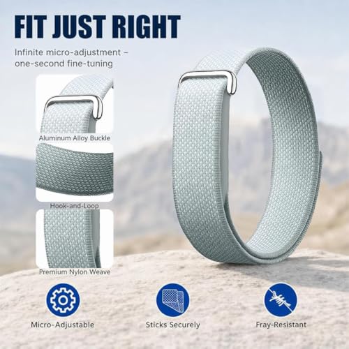 Image of Stretch Nylon Sport Strap Compatible For Google Fitbit Air (Only Strap)