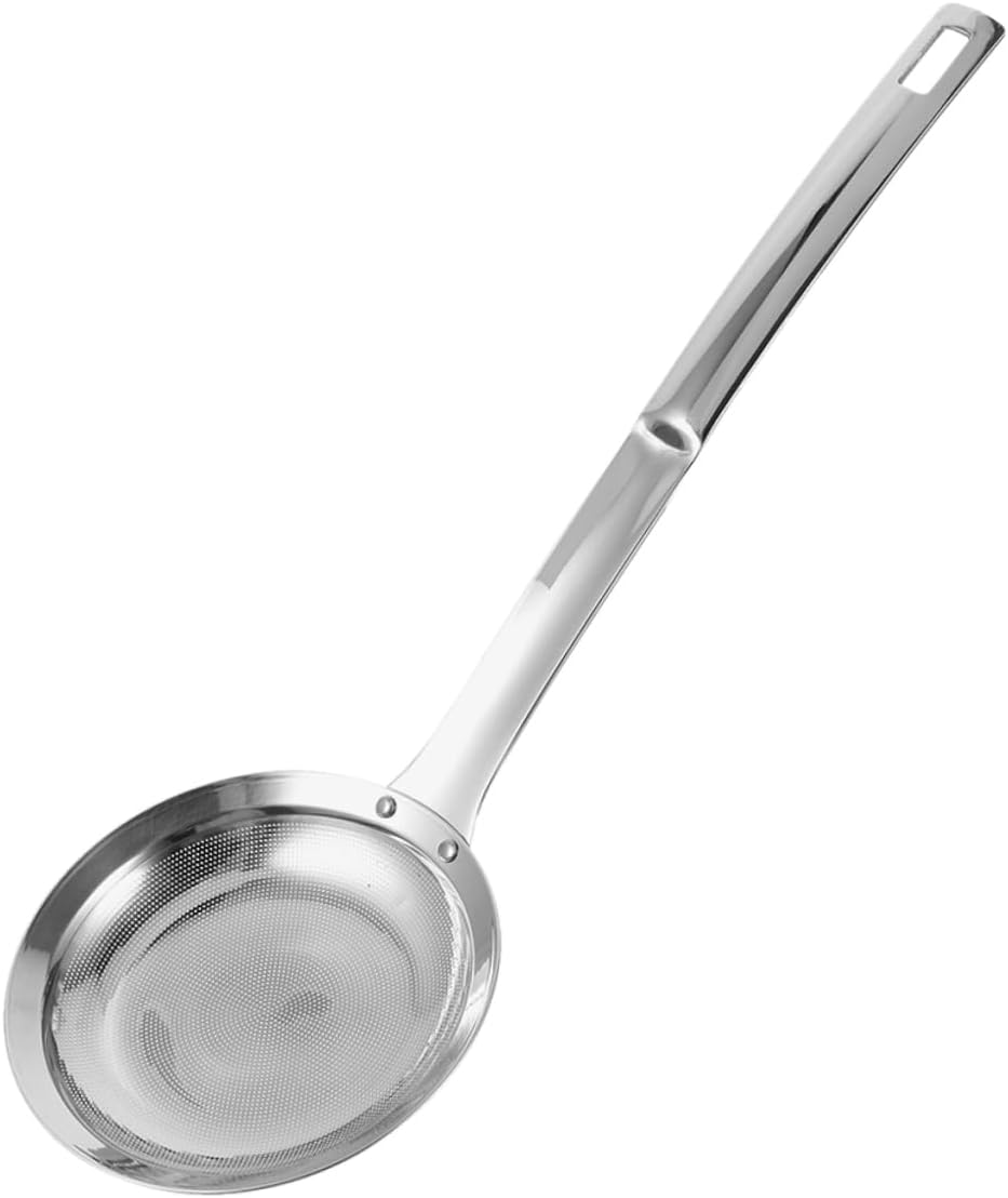 Skimmer Spoon Stainless Steel Fine Mesh Strainer for Frying