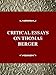 Critical Essays on Thomas Berger (Critical Essays on American Literature Series)