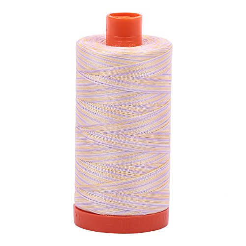 Hilo de bordar algodón 1422 yd Aurifil blanco miniatura 1