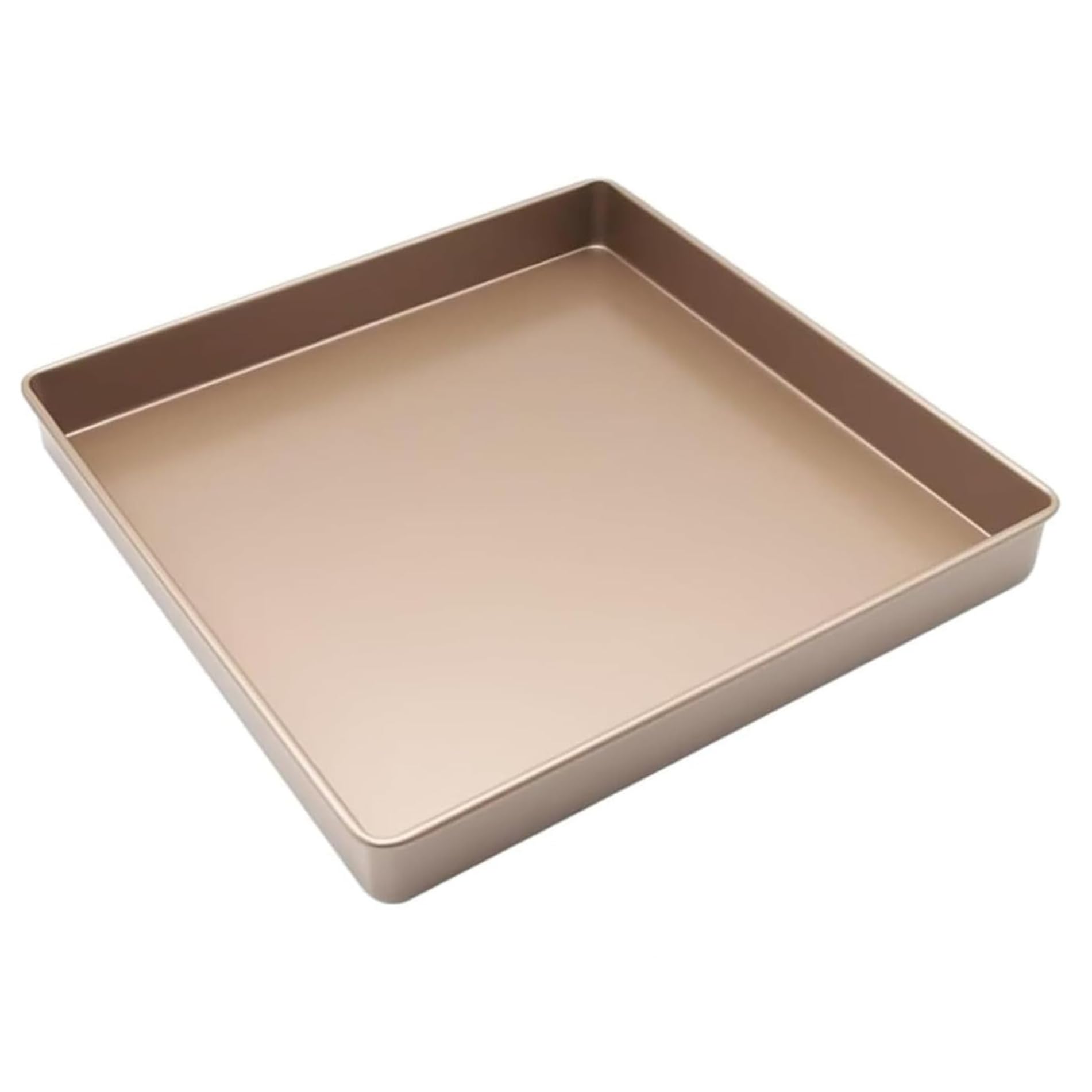 Whyzsjnclg Square Baking Pan Carbon Steel Multi-Use for Brownies Bread Baked Goods, 9x9 Inch