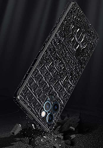 Coque cuir véritable iPhone 13 Pro Max protection antichoc objectif