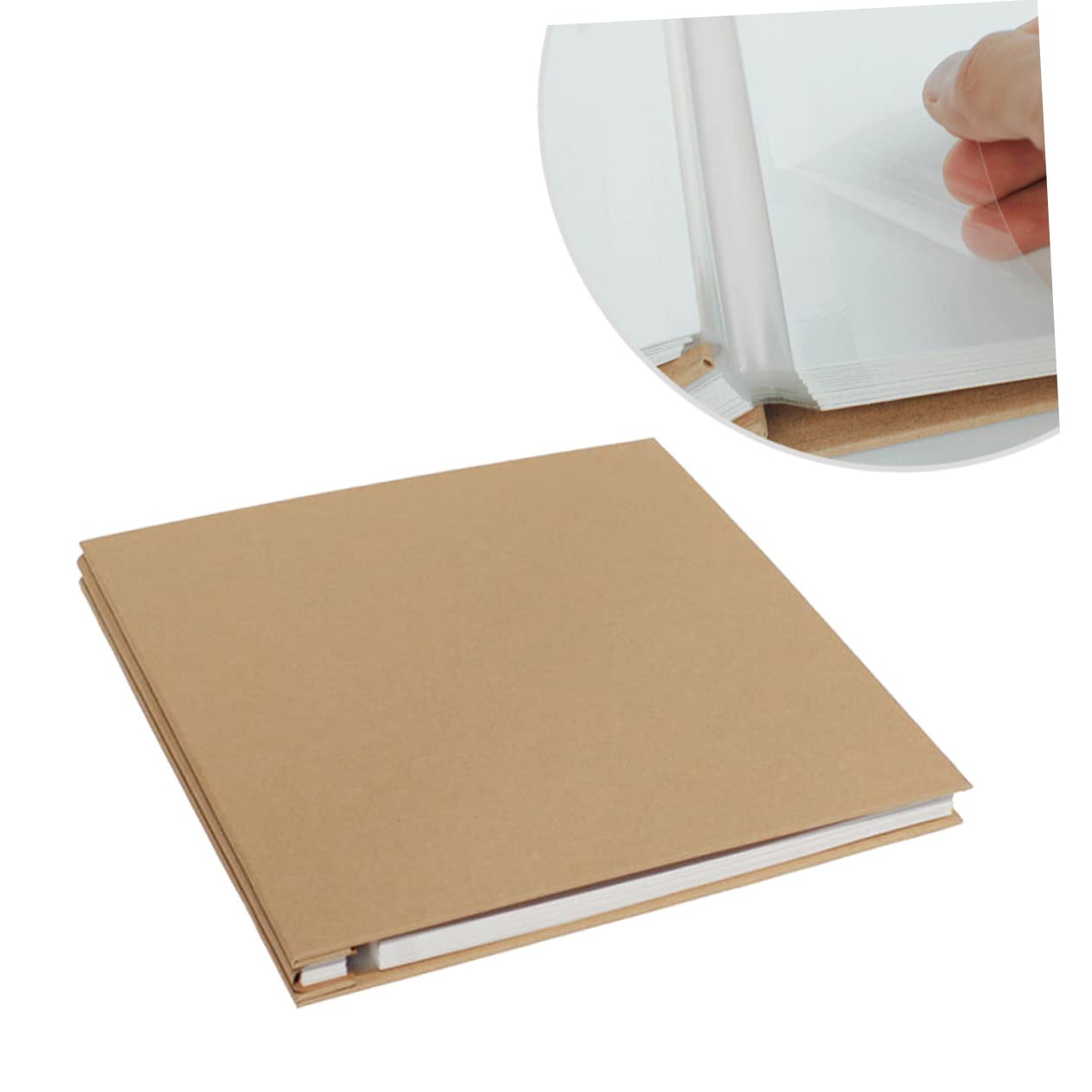 Álbum de Fotos DIY Autoadhesivo de 20 Hojas en Papel Kraft