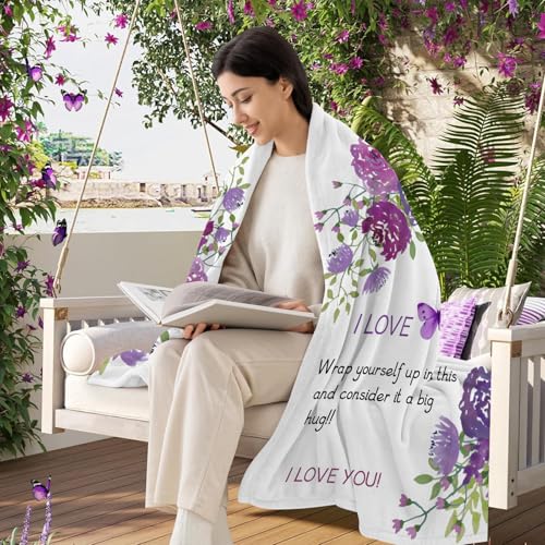 Mom Blanket, Birthday Gifts for Mom, Fall Mother Gifts from Daughter Son - image 4