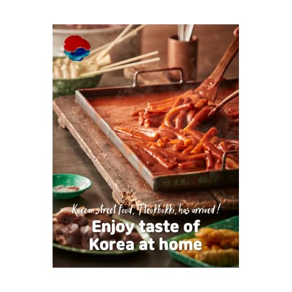 Rose Buldak Topokki Korean Instant Rice Cake Tteokbokki Sweet and Hot Taste Gourmetian