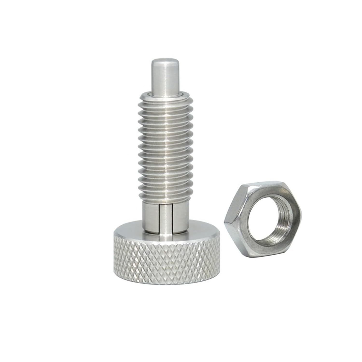 1Pc Locking Spring Screw Indexing Plungers Spring Plungers Index Plunger Dowel Without Nut M6 M8 M10 M12 M16(M12)